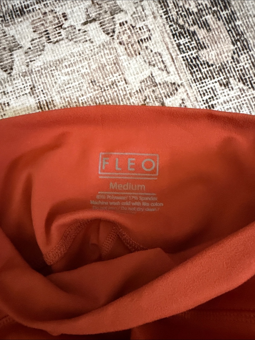 Fleo High-Waist Leggings in Rust - Picture 2 of 2